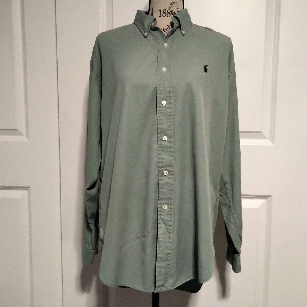 Mens Ralph Lauren Long Sleeve Dress Shirt - Size M